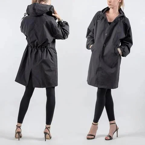 Oversized Waterproof Trench Coat