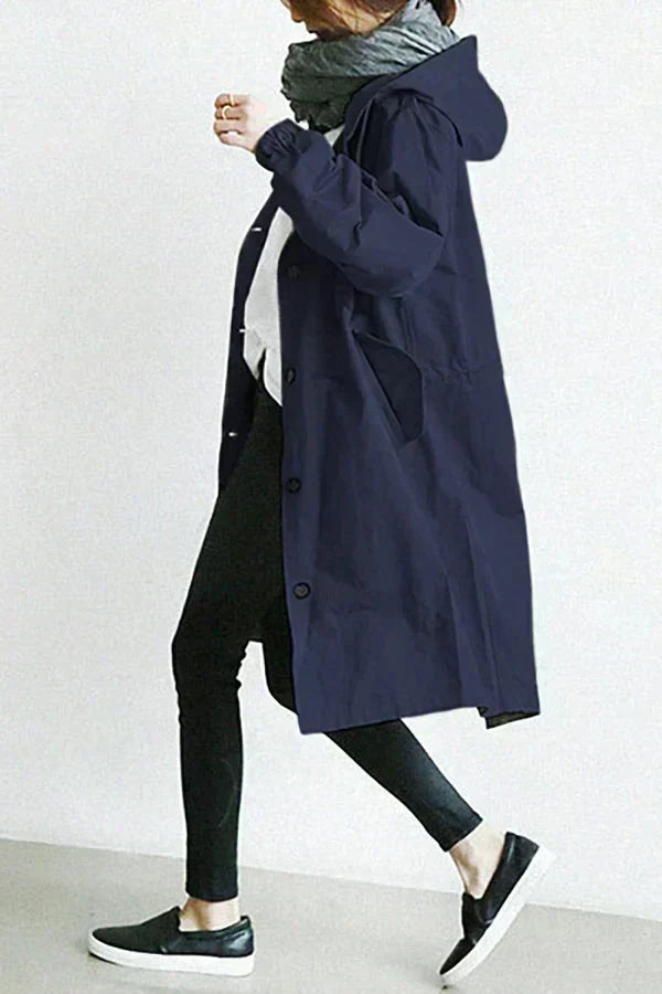 Oversized Waterproof Trench Coat