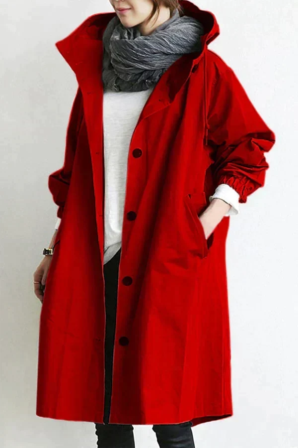 Oversized Waterproof Trench Coat