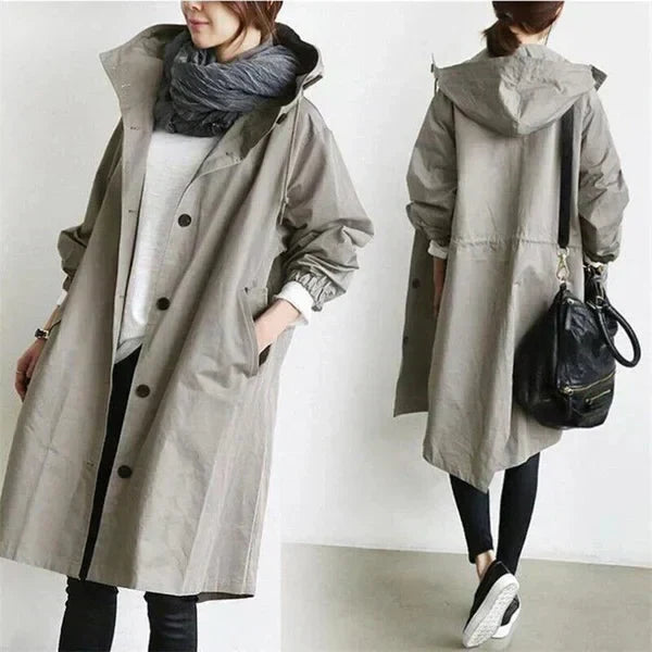 Oversized Waterproof Trench Coat