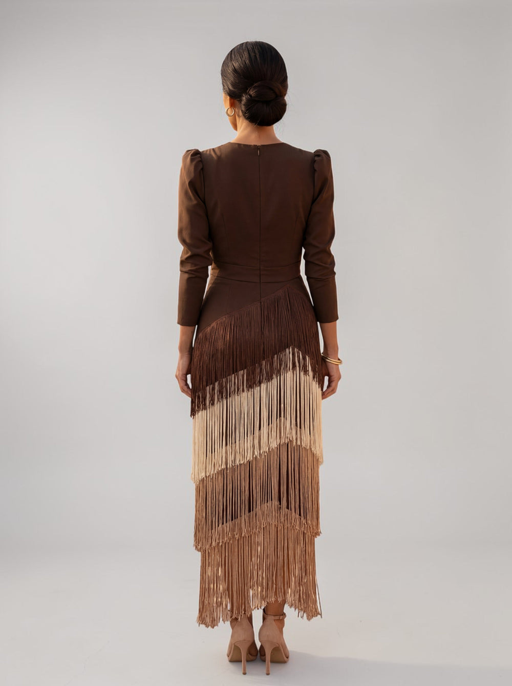 Elegant Fringe Statement Dress