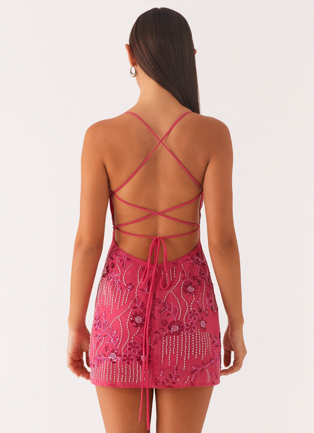 Sparkling Beaded Mini Dress