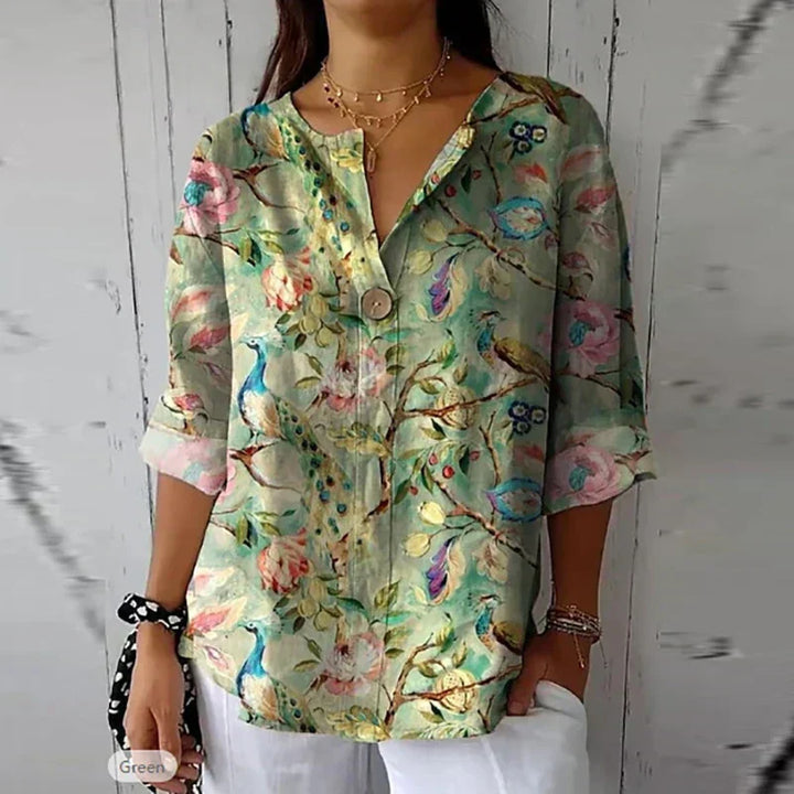 Lightweight Floral Blouse