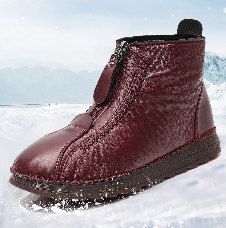 Soft Leather Winter Boots