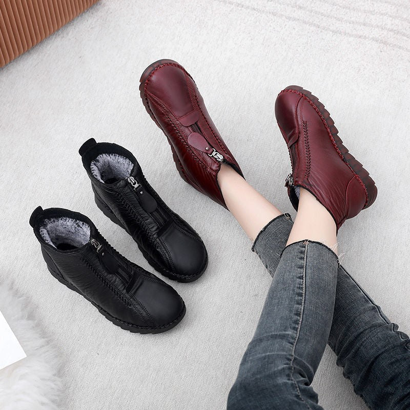 Soft Leather Winter Boots