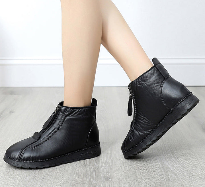 Soft Leather Winter Boots