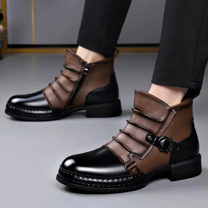 Genuine Leather Ankle Boots