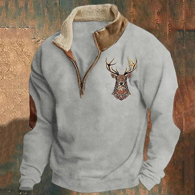 Sweater with Deer Detail
