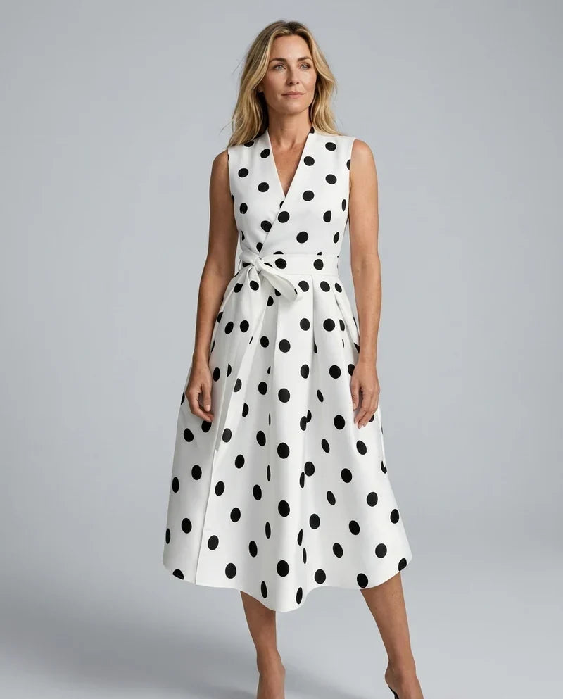 Polka Dot Wrap Dress