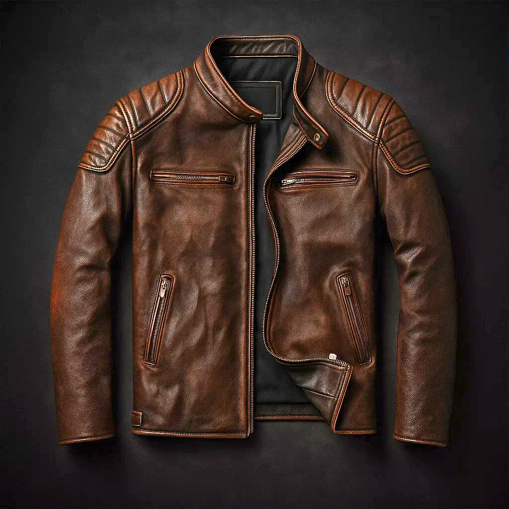 Premium Leather Moto Jacket