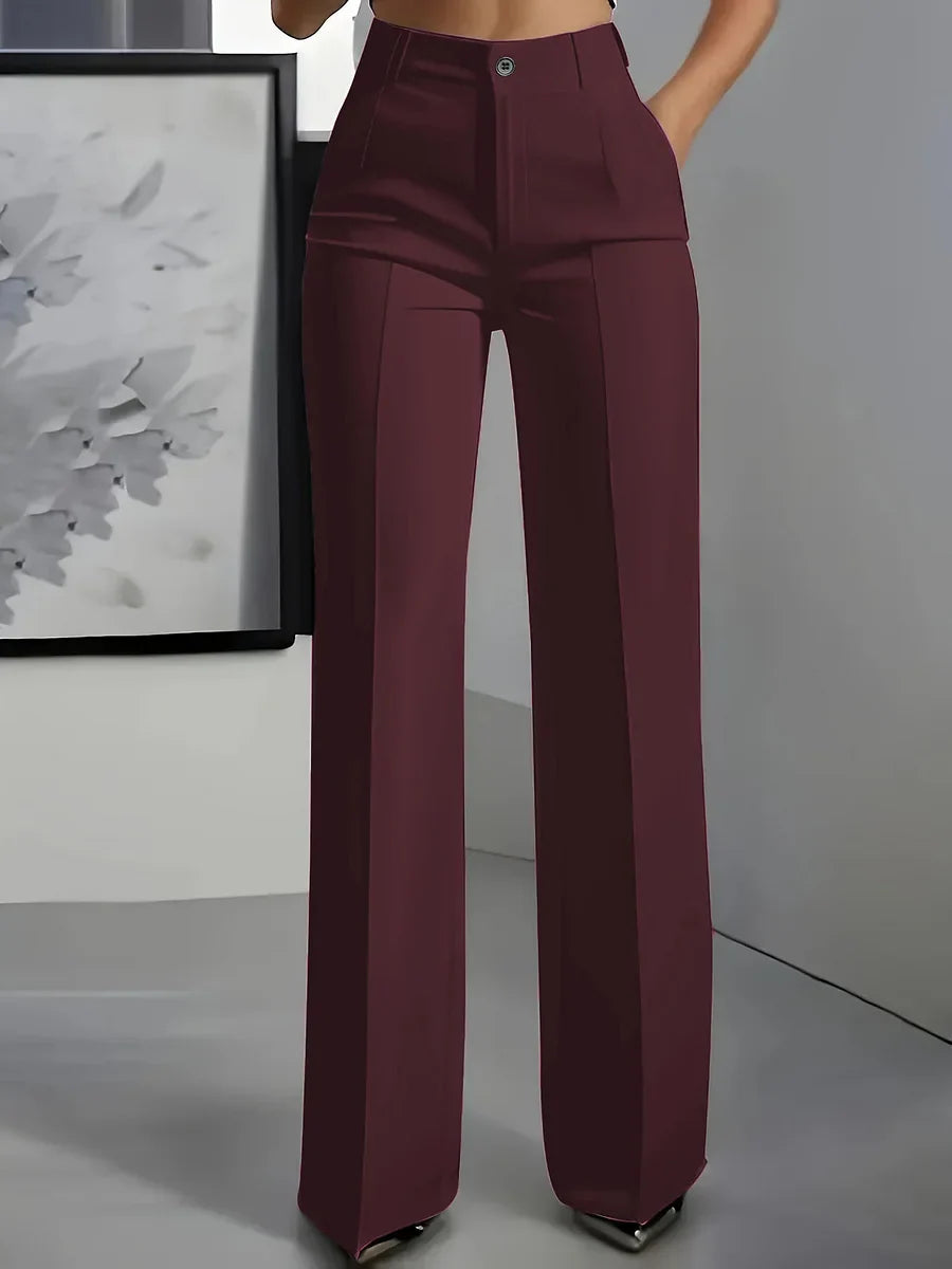 High-Waisted Tailored Pants Harrah