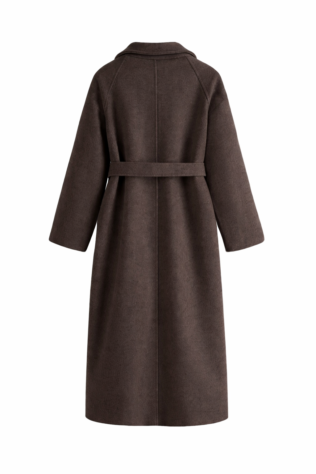 Elegant Belted Long Coat