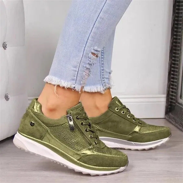 Zip-Up Orthopedic Sneakers