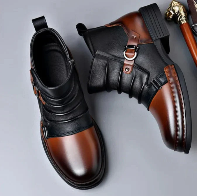 Genuine Leather Ankle Boots