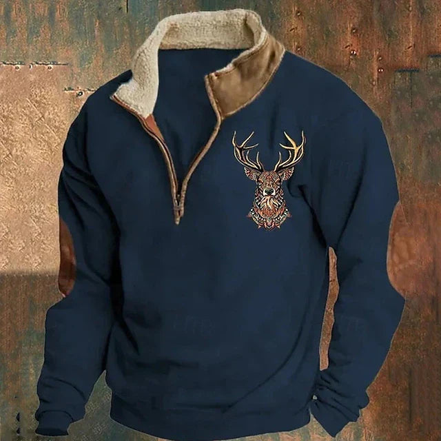 Sweater with Deer Detail
