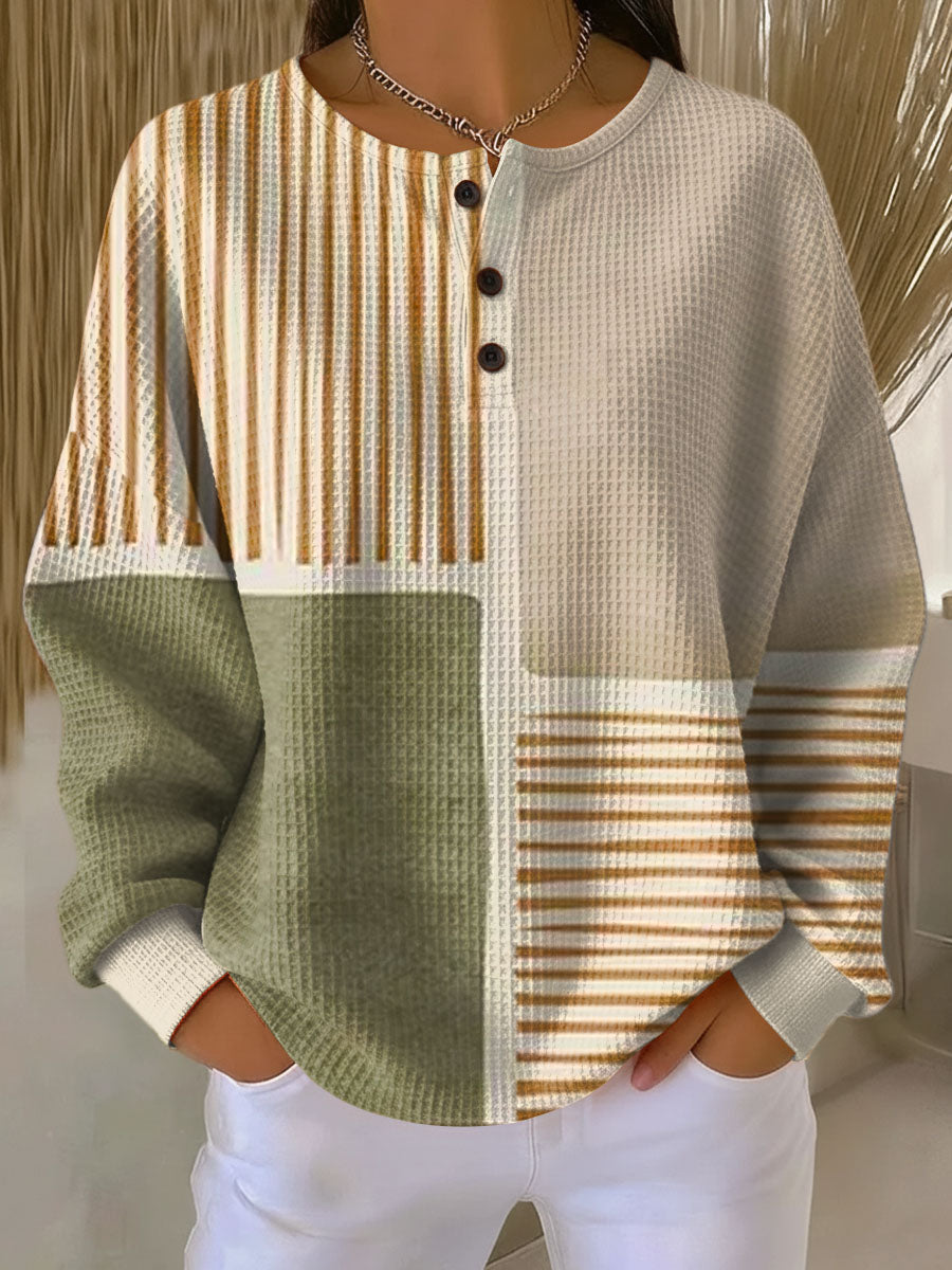 Double-Layer Cozy Knit Sweater