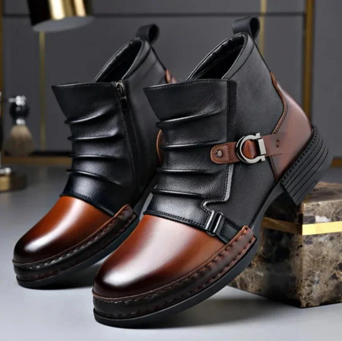 Genuine Leather Ankle Boots