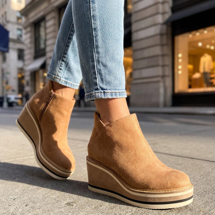 Wedge Heel Ankle Boots