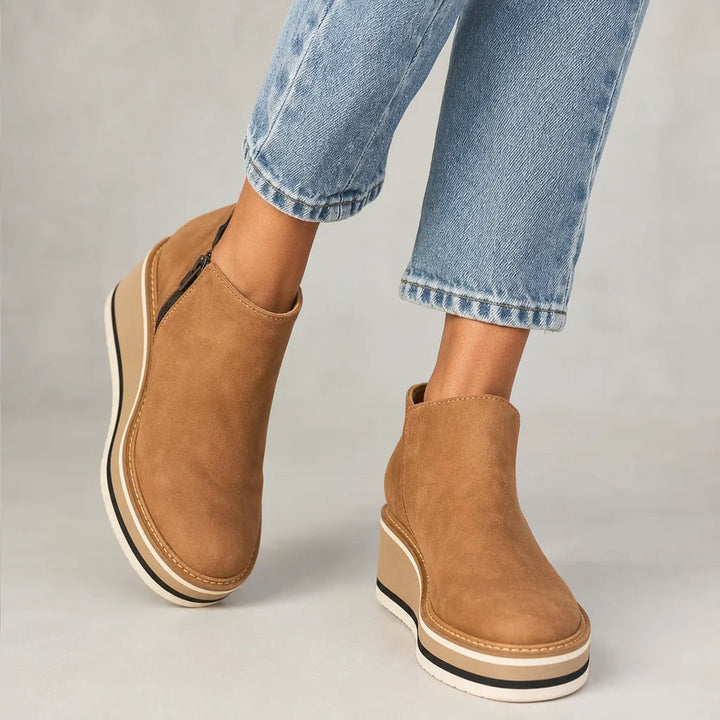 Wedge Heel Ankle Boots