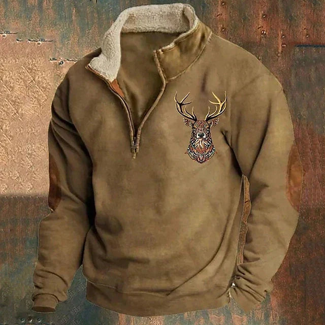 Sweater with Deer Detail