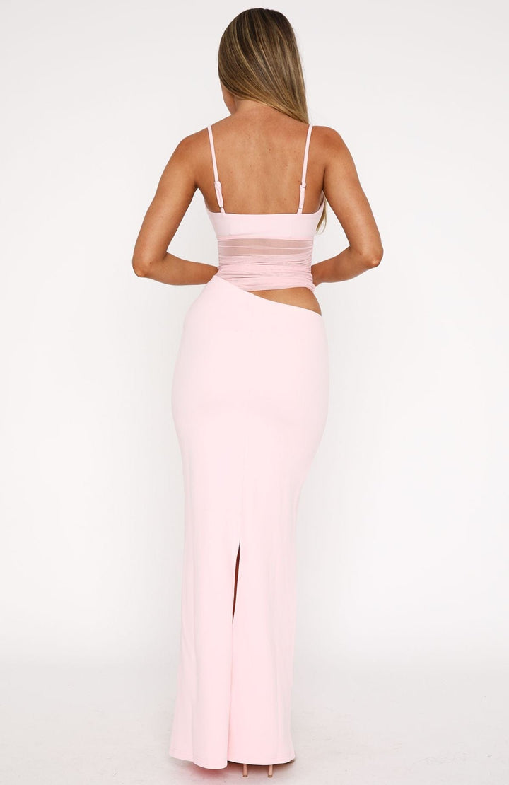Elegant Maxi Dress with Cut Outs
