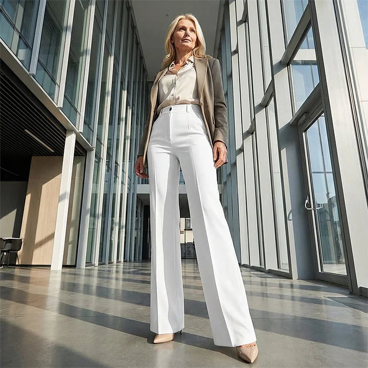 High-Waisted Tailored Pants Harrah