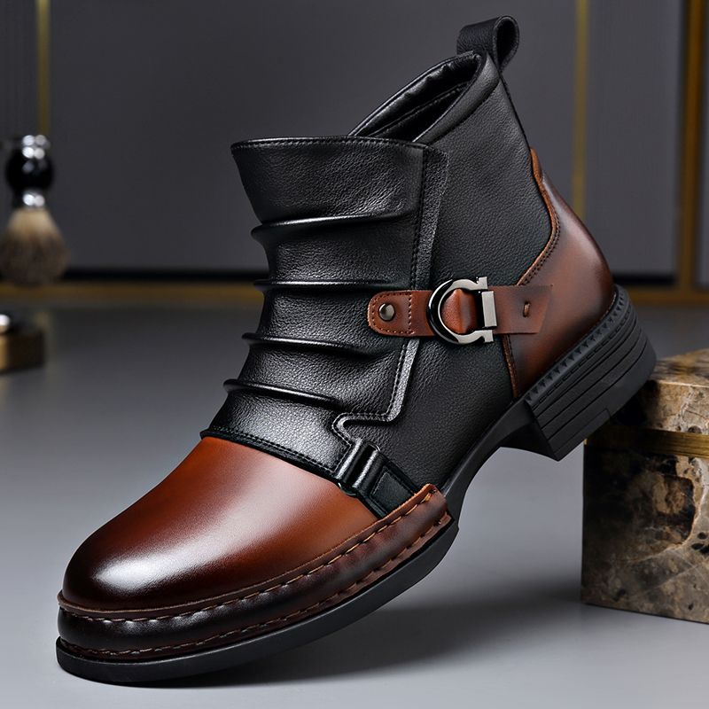Genuine Leather Ankle Boots