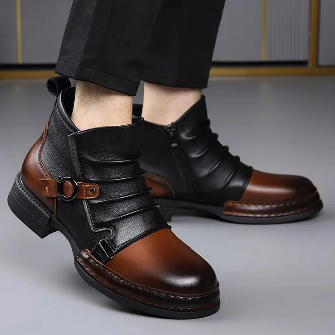 Genuine Leather Ankle Boots