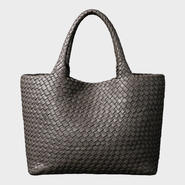 Handwoven Leather Tote Bag