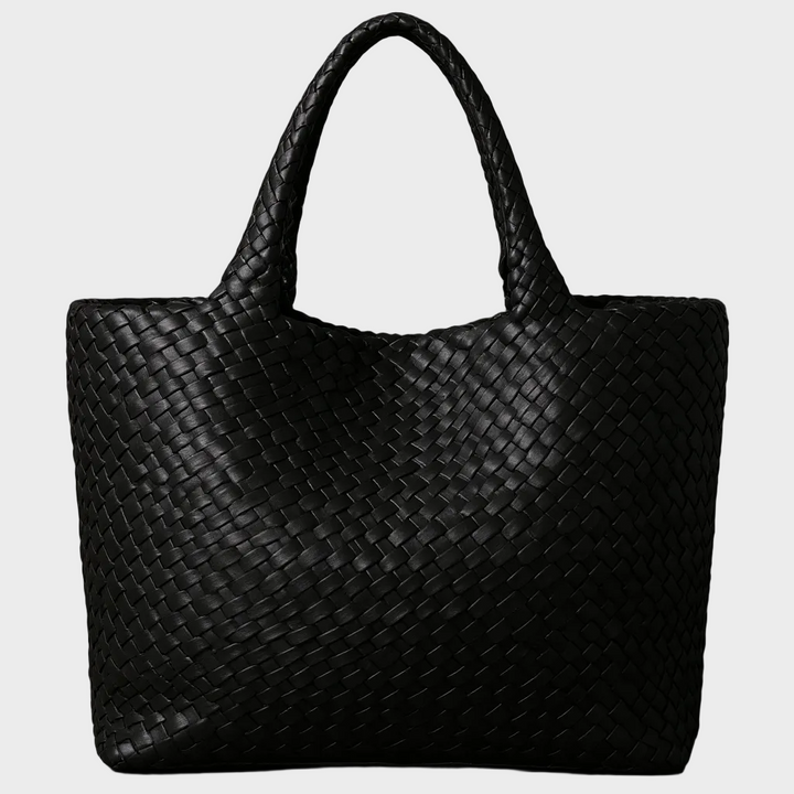 Handwoven Leather Tote Bag