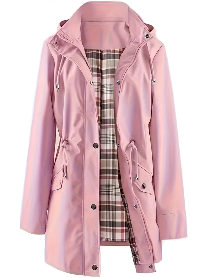Tartan-Lined Rain Parka