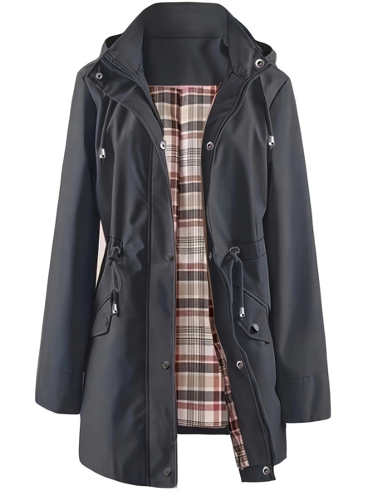 Tartan-Lined Rain Parka Alondra