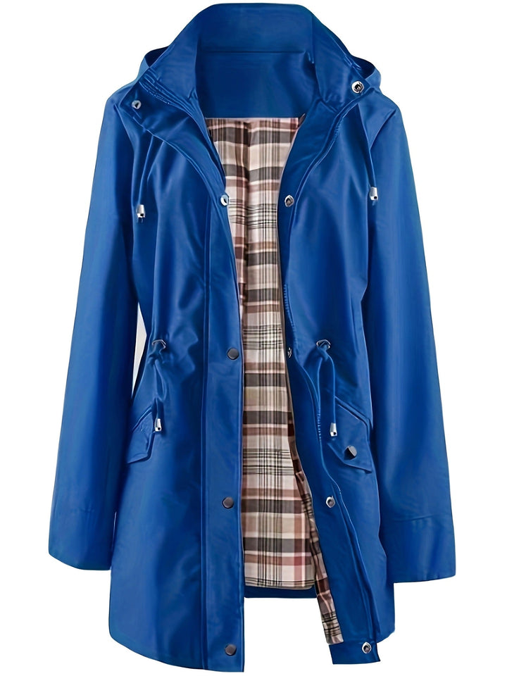 Tartan-Lined Rain Parka