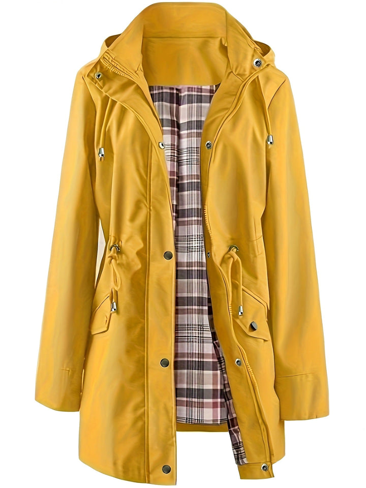 Tartan-Lined Rain Parka
