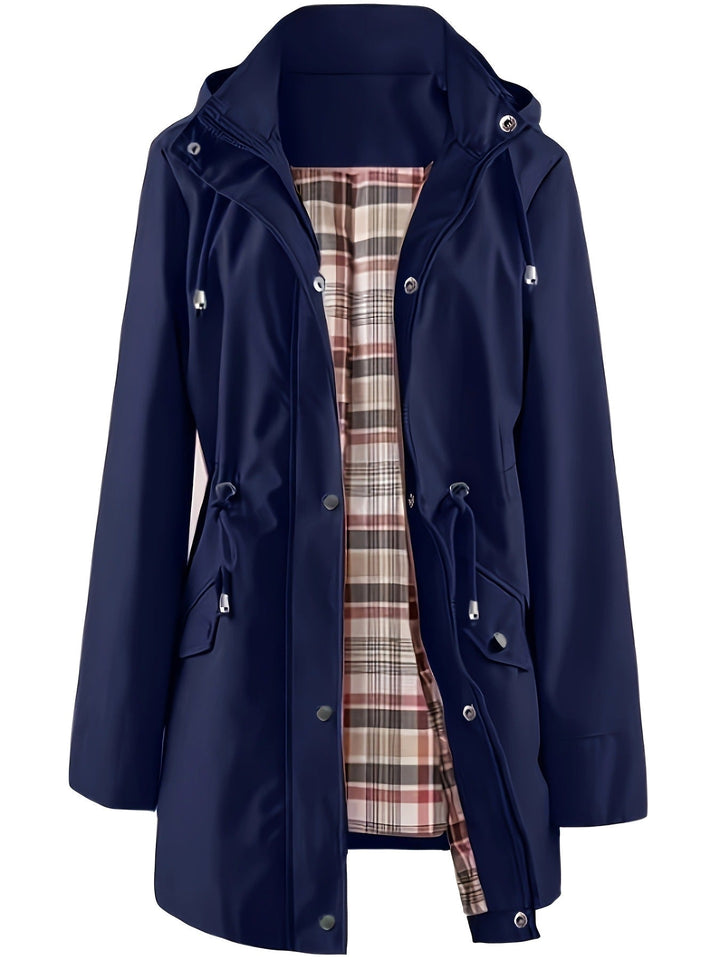 Tartan-Lined Rain Parka Alondra