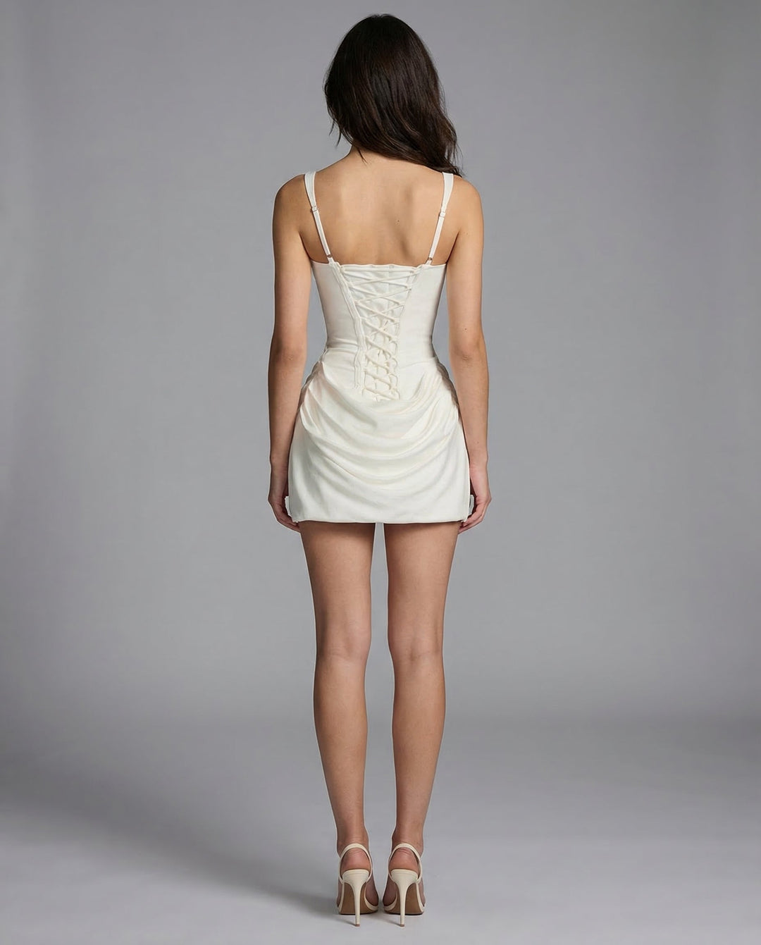 Draped Snatched Mini Dress