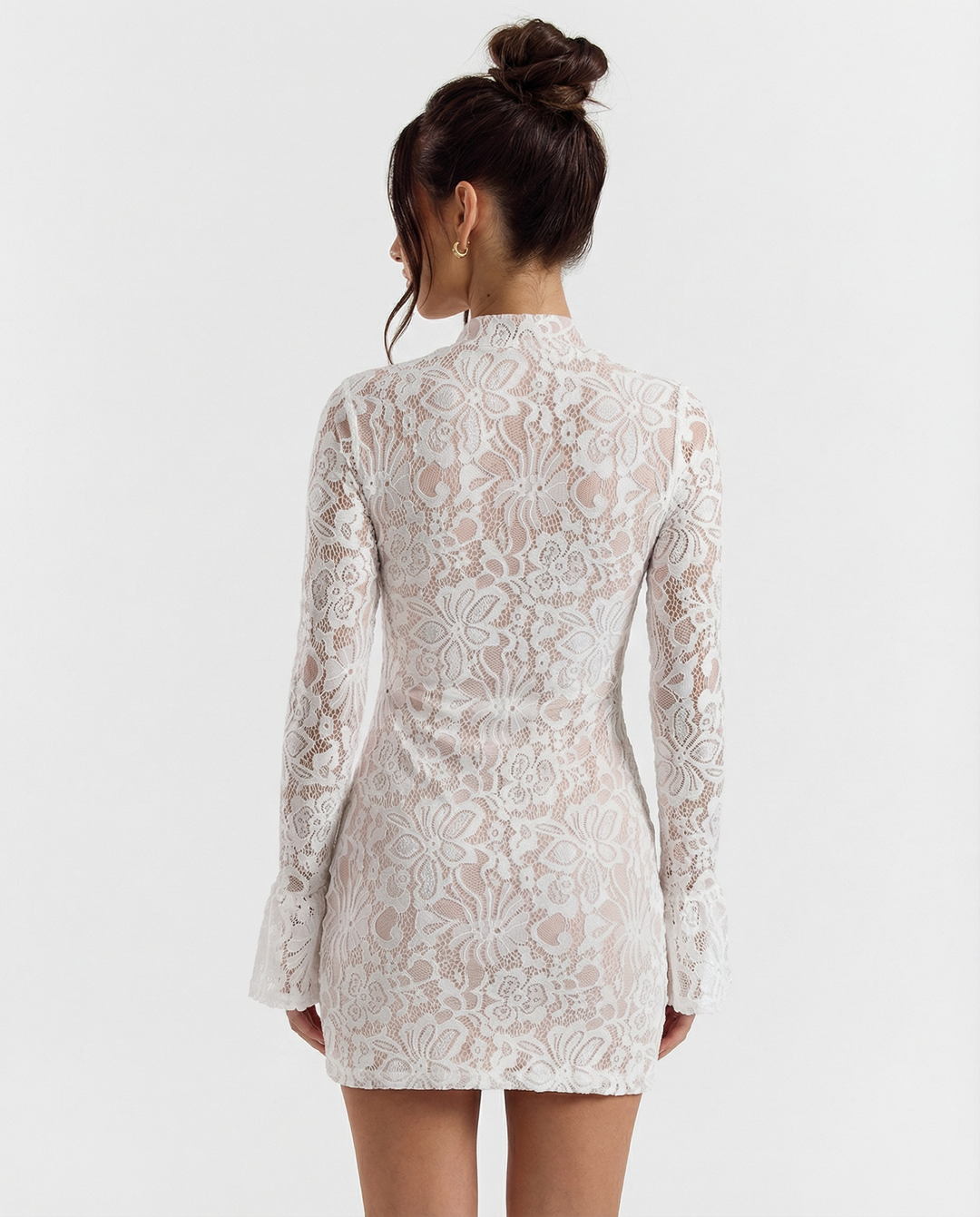 Lace Bodycon Mini Dress