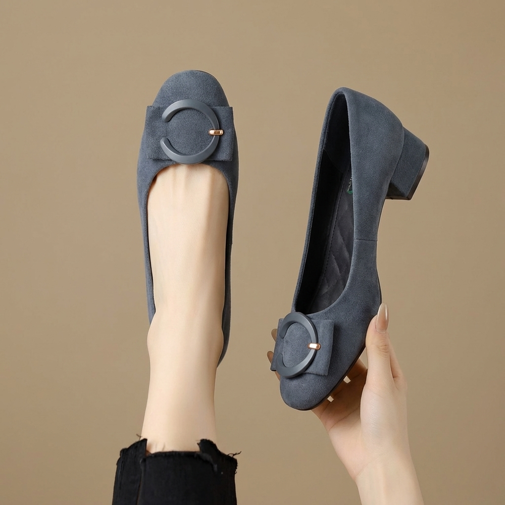 Suede Flats