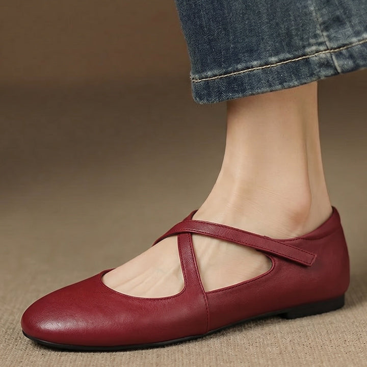 Genuine Leather Flats Laurel