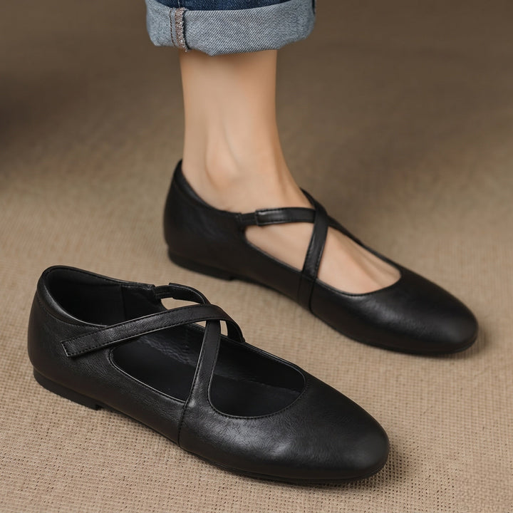 Genuine Leather Flats Laurel