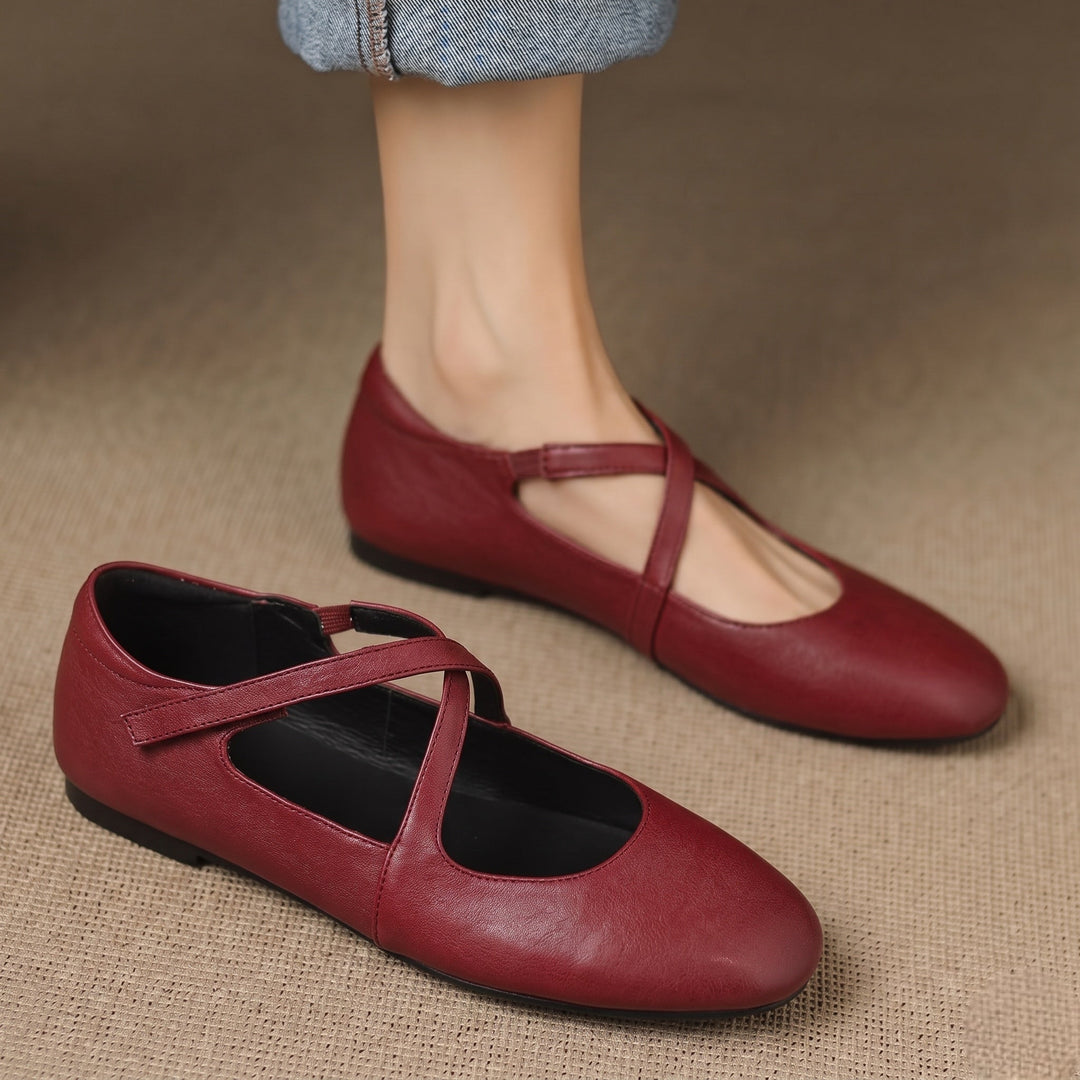 Genuine Leather Flats Laurel