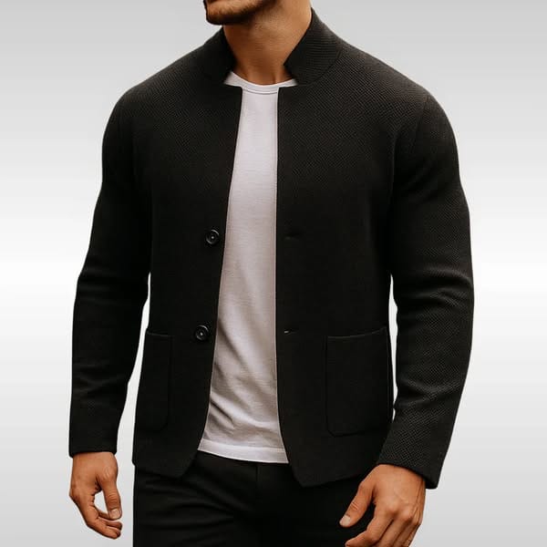 Textured Knit Blazer