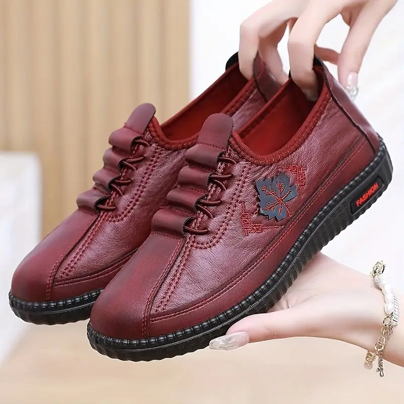 Leather Orthopedic Slip-On Shoes
