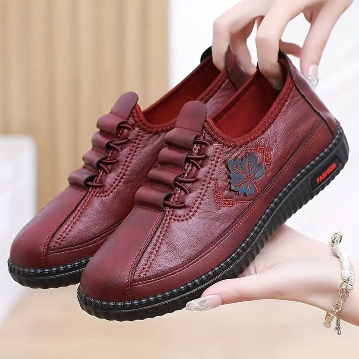 Leather Orthopedic Slip-On Shoes