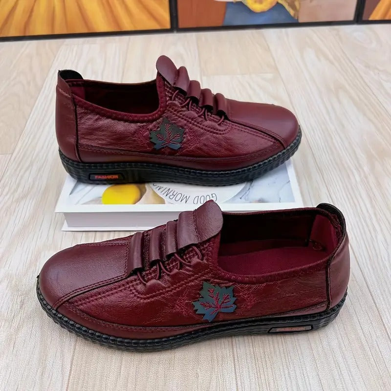 Leather Orthopedic Slip-On Shoes