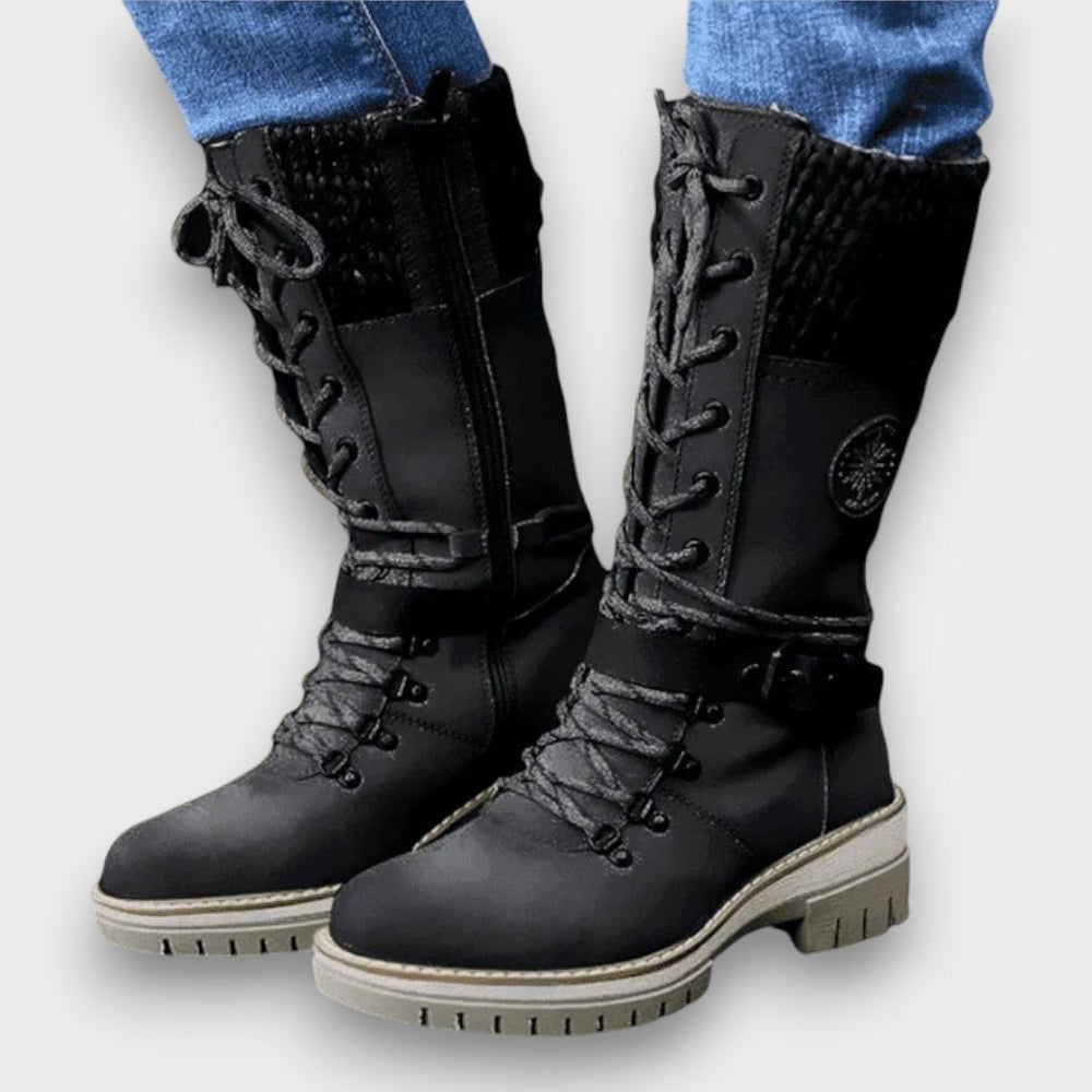 Lace-Up Winter Boots