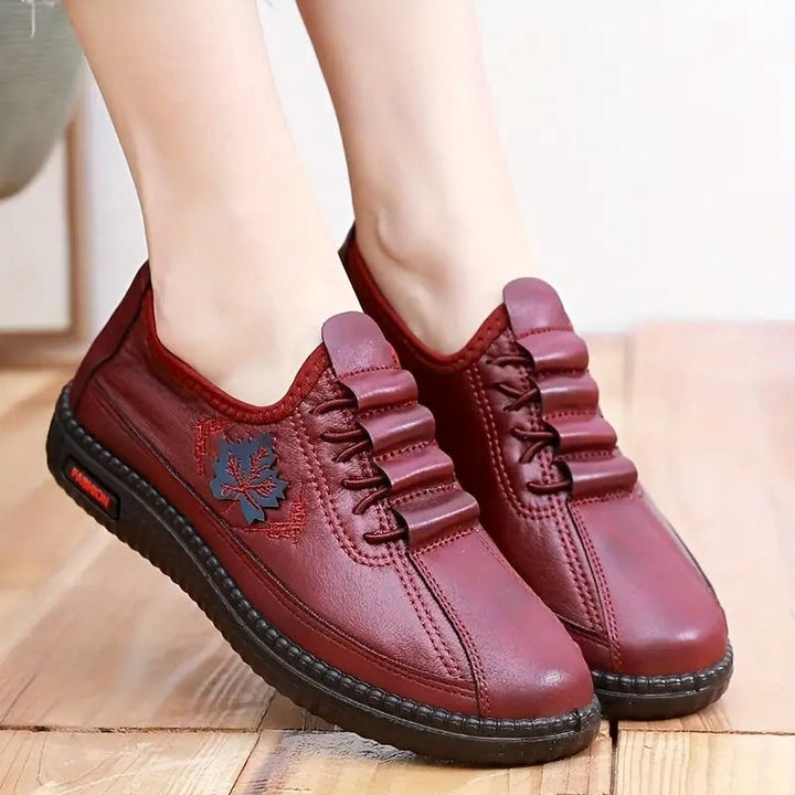 Leather Orthopedic Slip-On Shoes