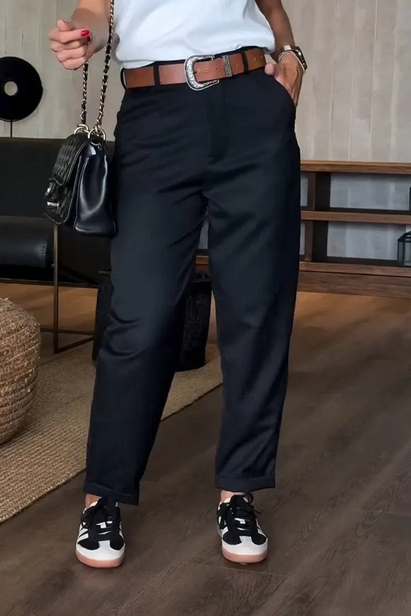 Elegant High-Waist Trousers
