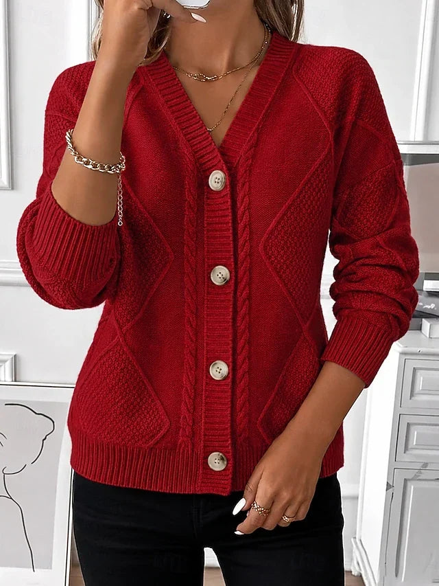 Vintage Cable Knit Cardigan