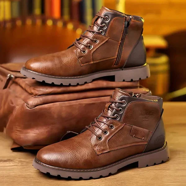 Rugged Lace-Up Boots